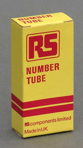 RS Number Tube Box